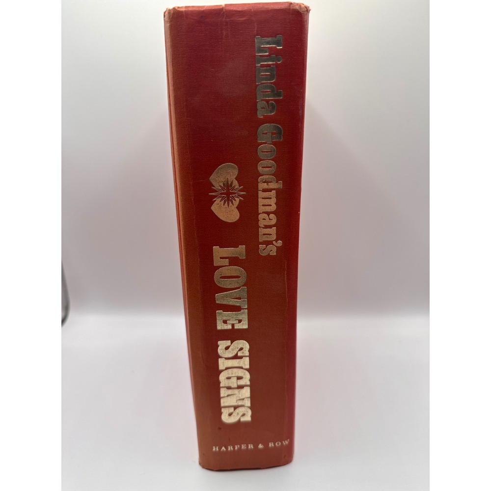 Linda Goodman's Love Signs 1978 Hardcover Astrology Book Harper & Row Vintage